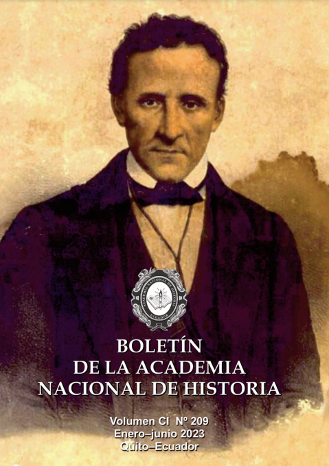 					Ver Vol. 101 Núm. 209 (2023): BOLETÍN DE LA ACADEMIA NACIONAL DE HISTORIA Vol. CI N209 (Enero-Junio 2023)
				